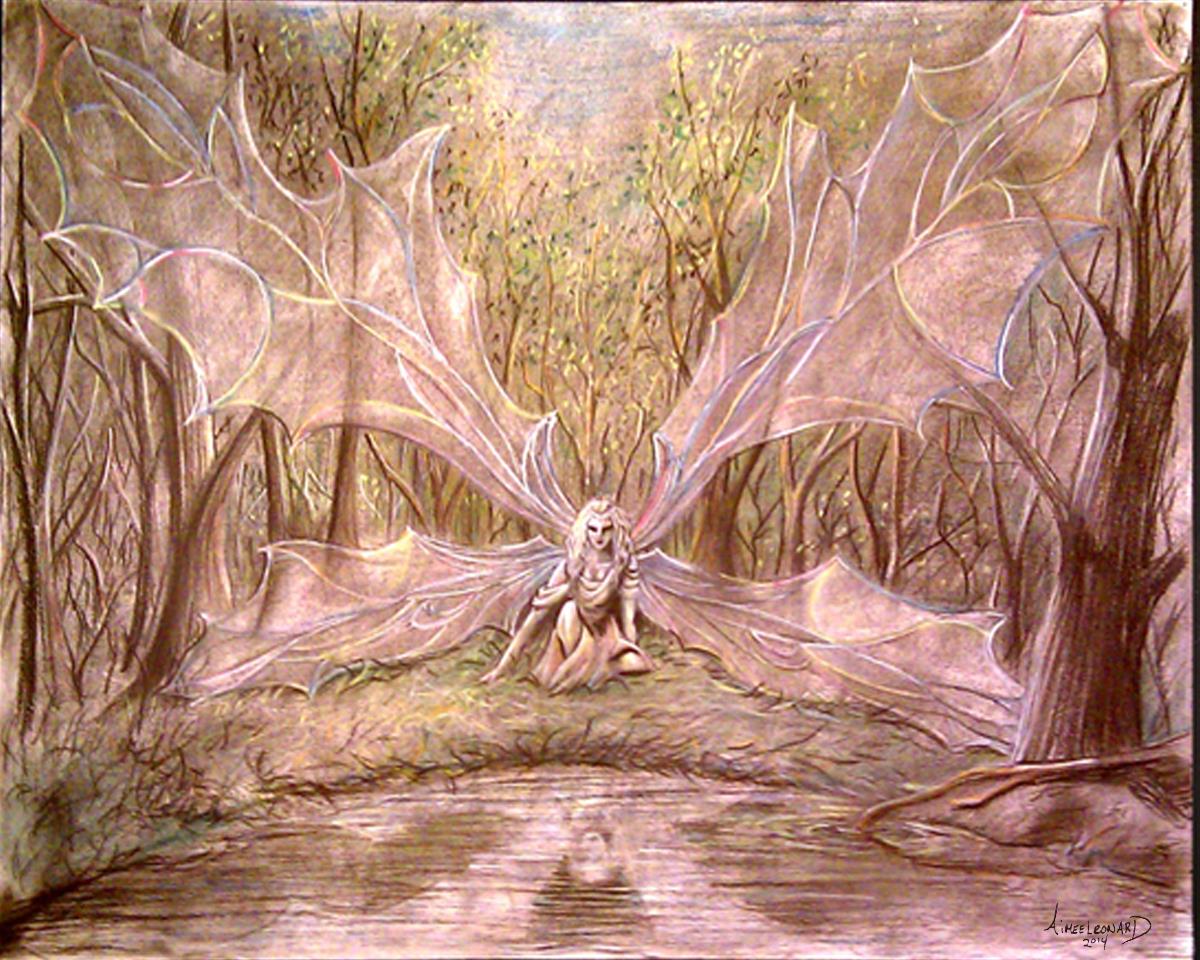 Fairy Powerful Mixed Media By Aimee Leonard Gotartwork Com